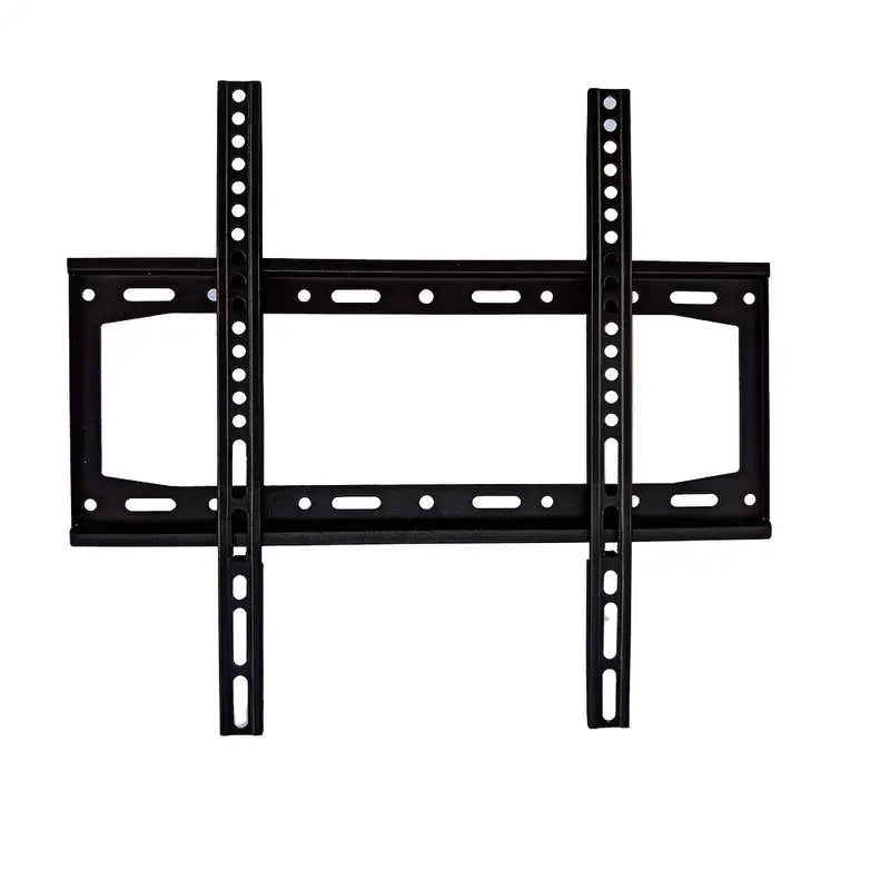 Ultra slim TV wall mount bracket in black solid steel for flat screen televisions