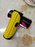 Pet grooming kit and dog comb with vibrant ABS handle and stainless steel bristles