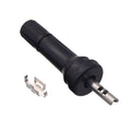 Four premium replacement tire pressure monitoring system valves and clips for Nissan Patrol Y62 series