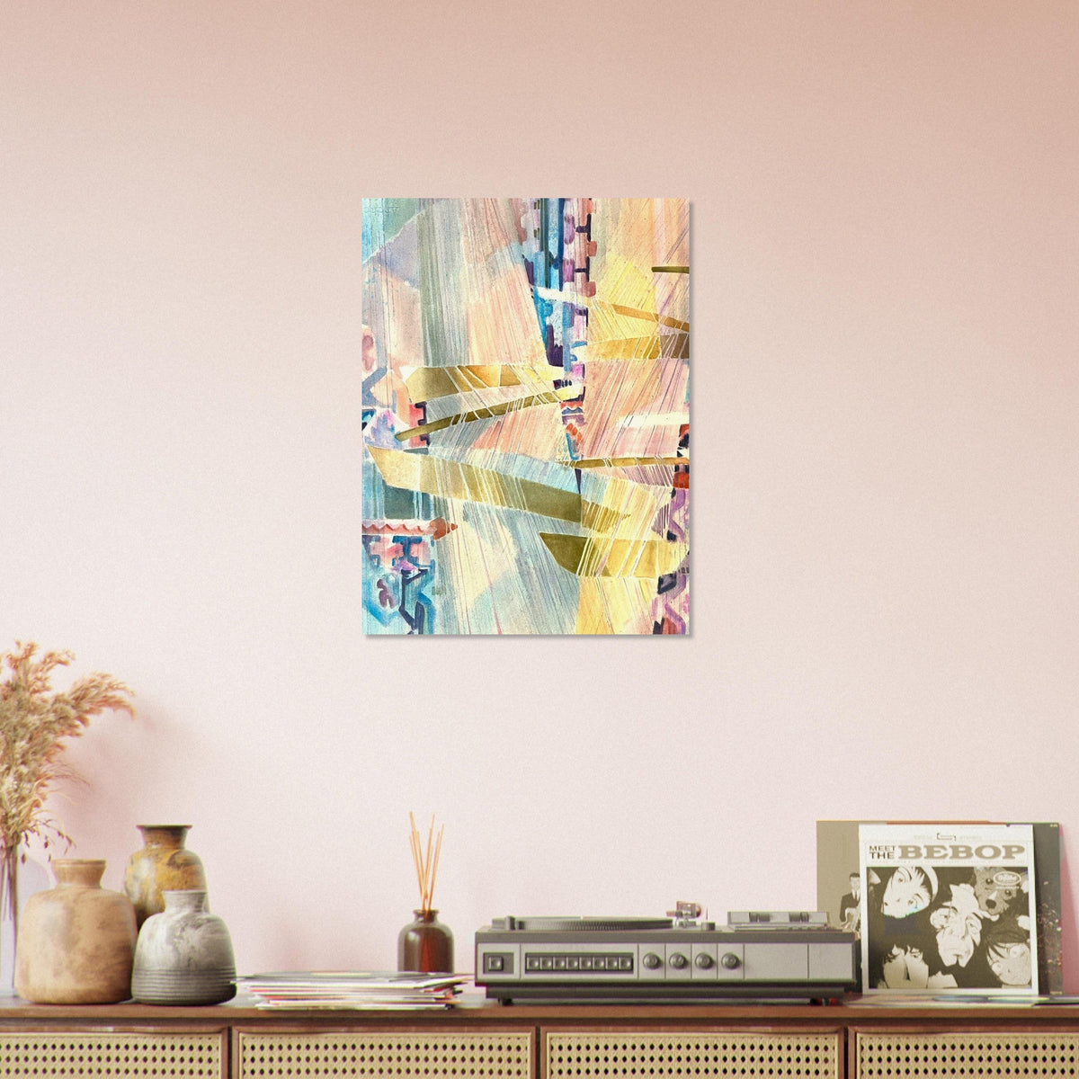 'Loom Series' Abstract I 18x24 Museum-Quality Matte Paper Poster | Original Artwork by American Artist Barbara Cleary-3