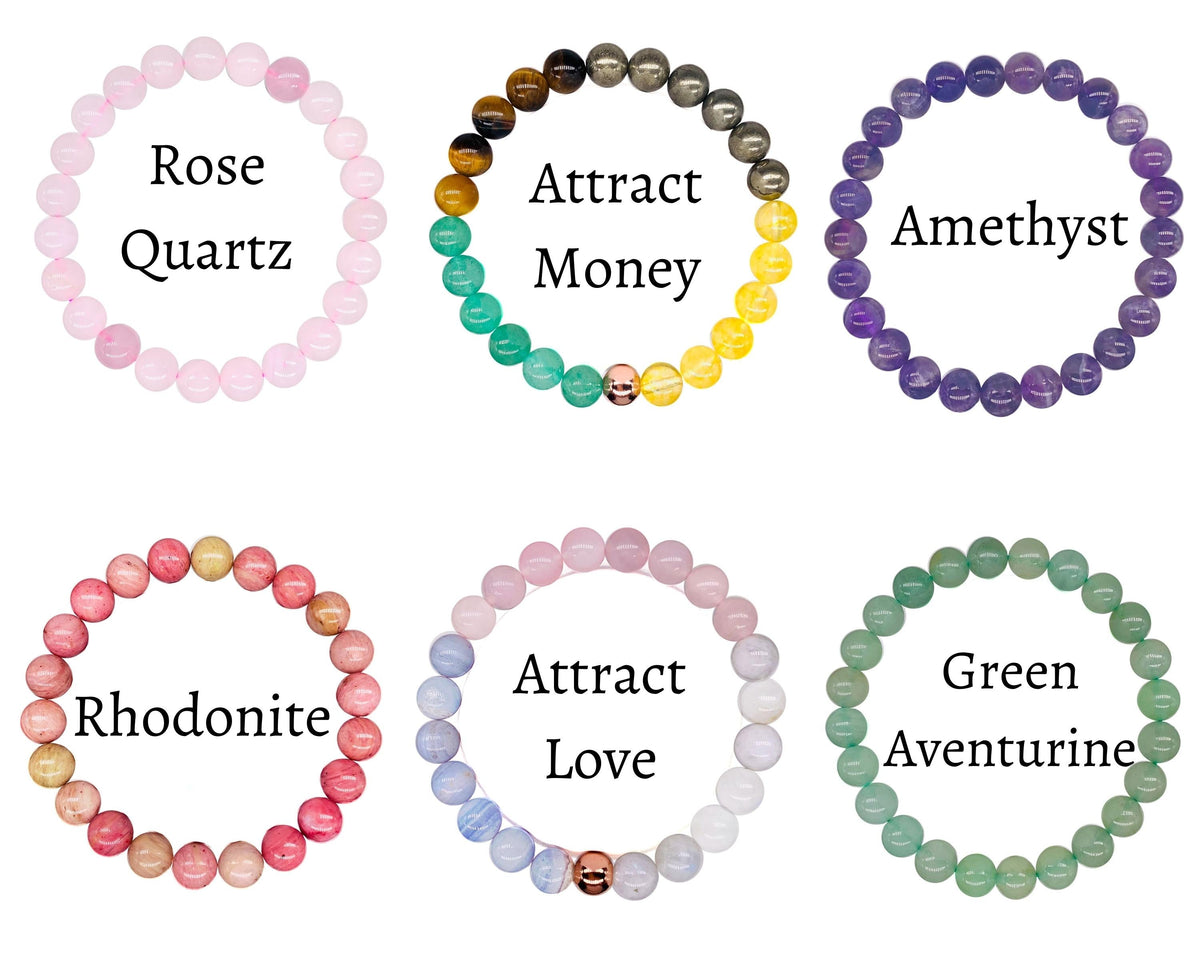 8mm Crystal Beaded Bracelets-1