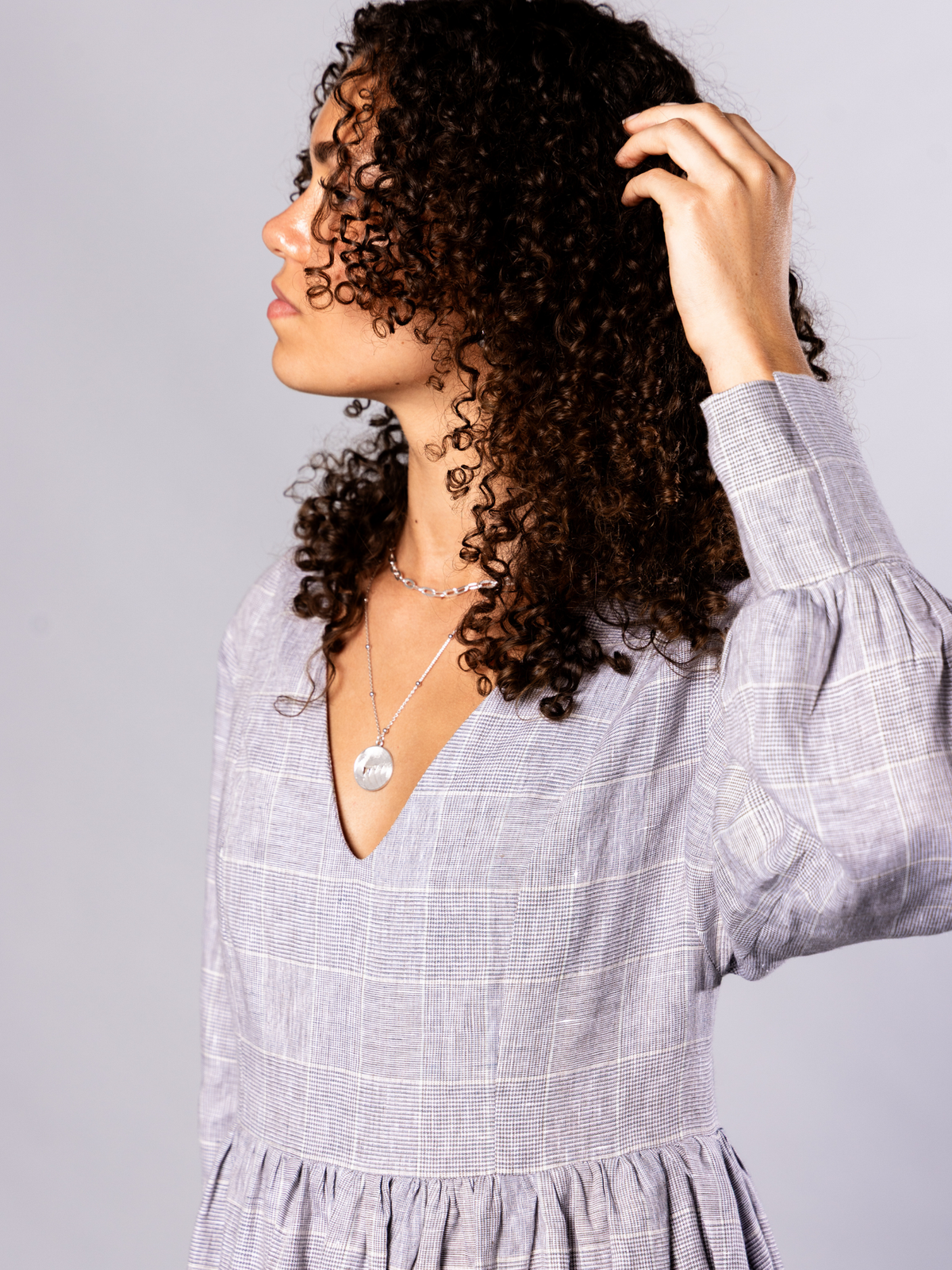 Sterling Silver Medallion Necklace – Day | No More Nobody-1