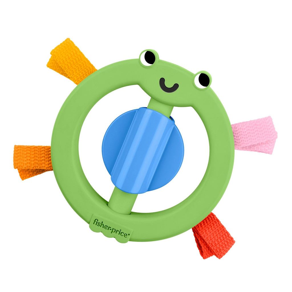 Fisher-Price activity ring baby toy featuring nature-themed sensory elements and colorful webbing details — view 4