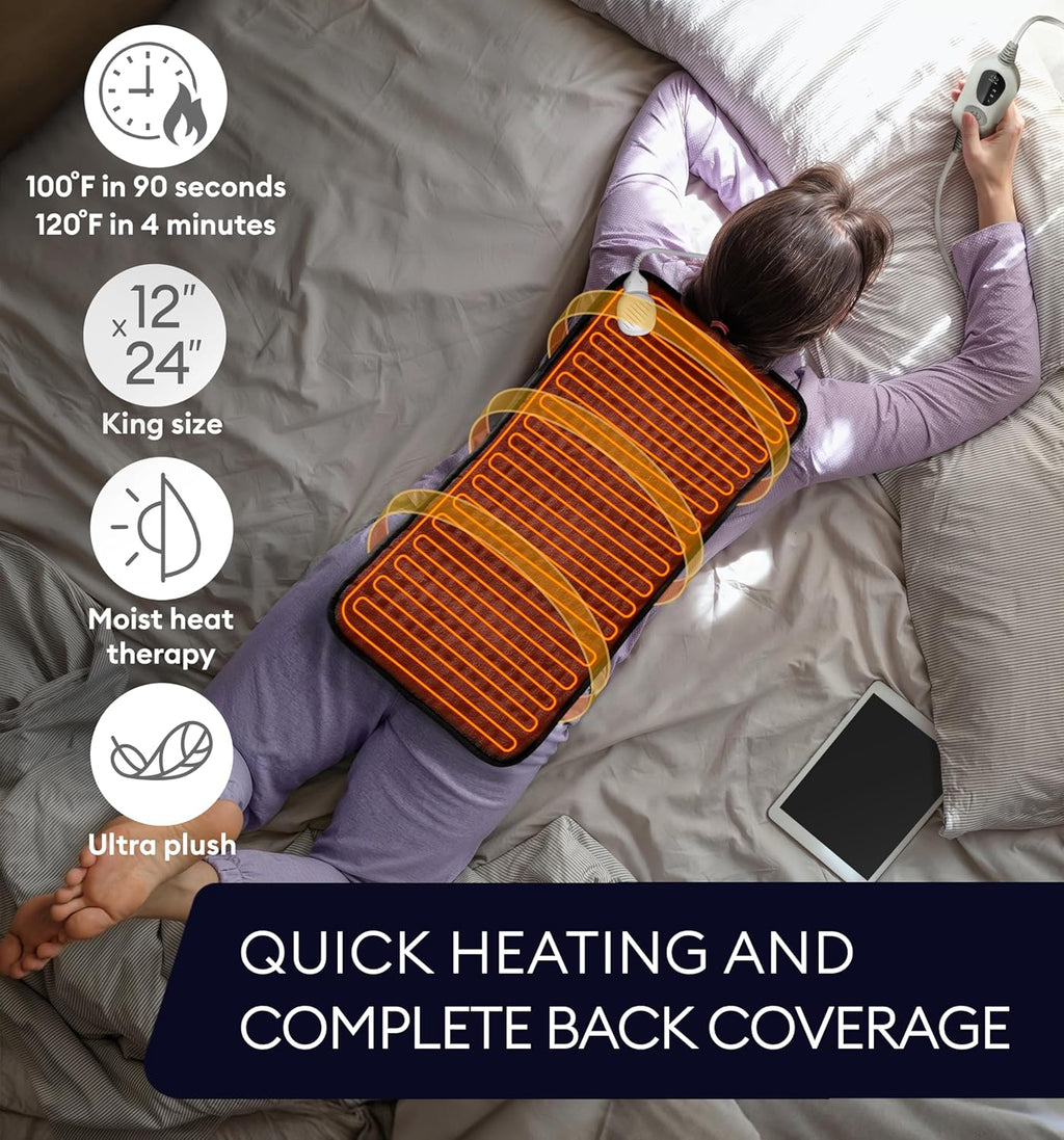 Heating Pad XL, Double-sided, Jet Black-4
