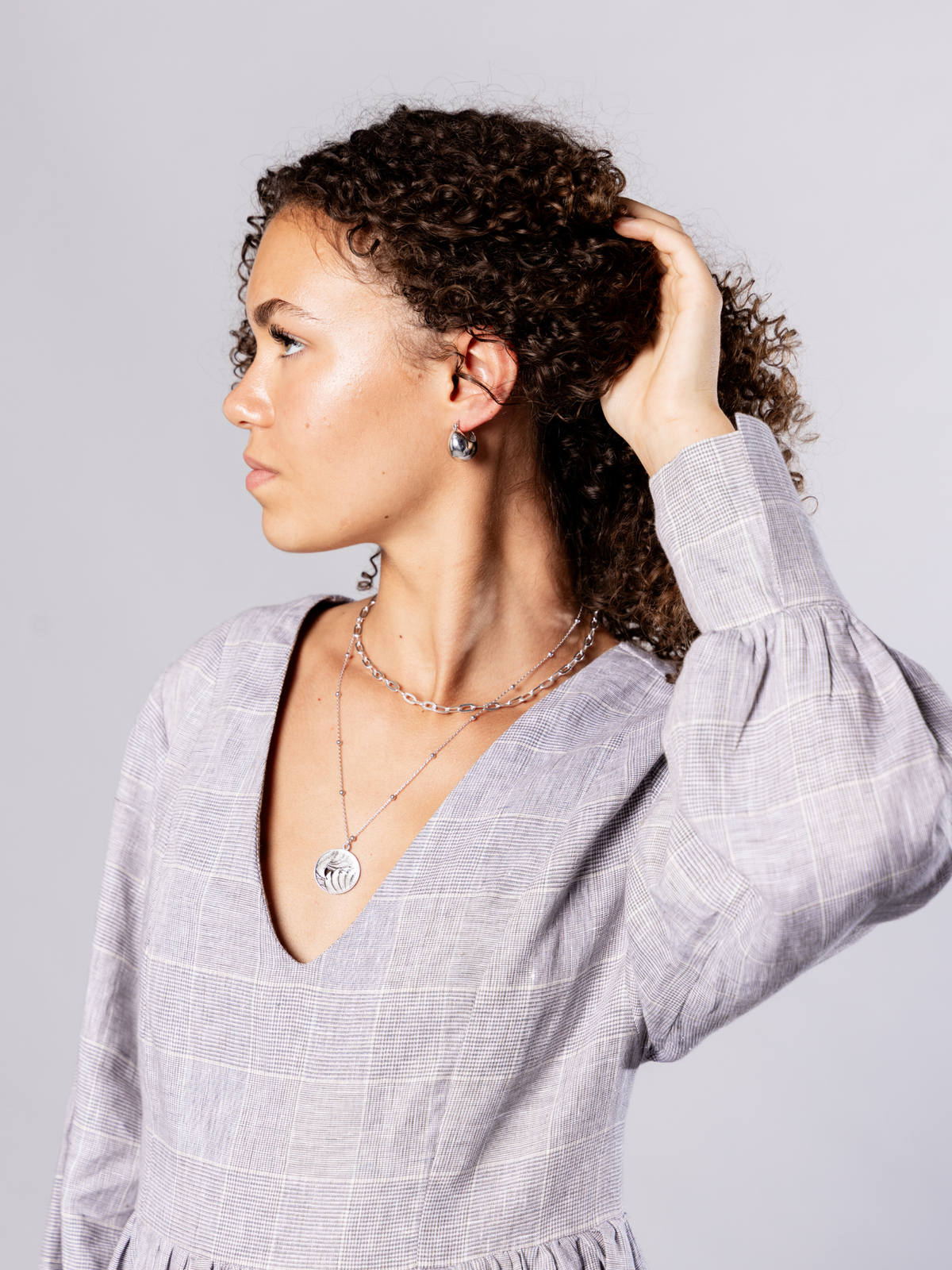 Sterling silver Hoop Earrings – Zadie | No More Nobody-3