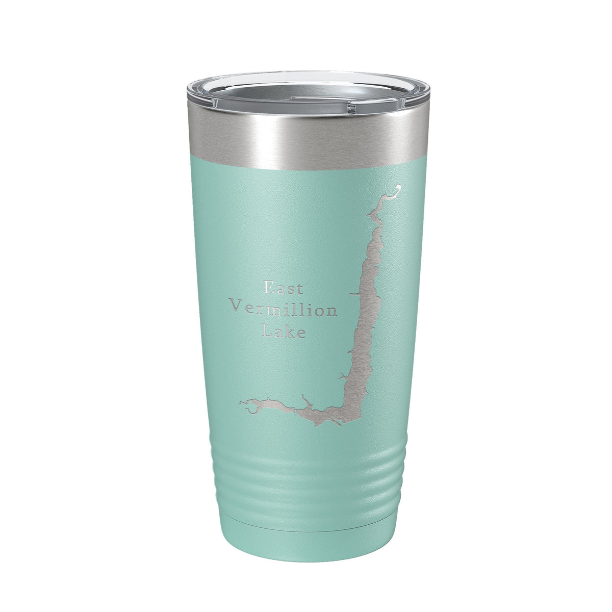 East Vermillion Lake Map Tumbler Travel Mug Insulated Laser Engraved Coffee Cup South Dakota 20 oz-12