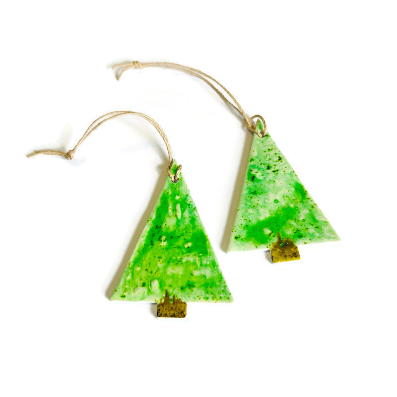 Christmas Tree Shaped Ornament Handmade-2