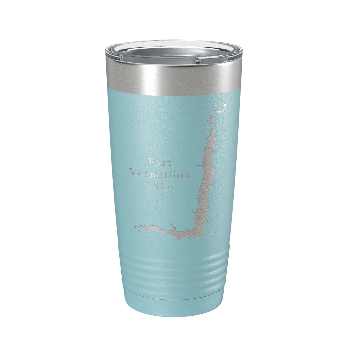 East Vermillion Lake Map Tumbler Travel Mug Insulated Laser Engraved Coffee Cup South Dakota 20 oz-13