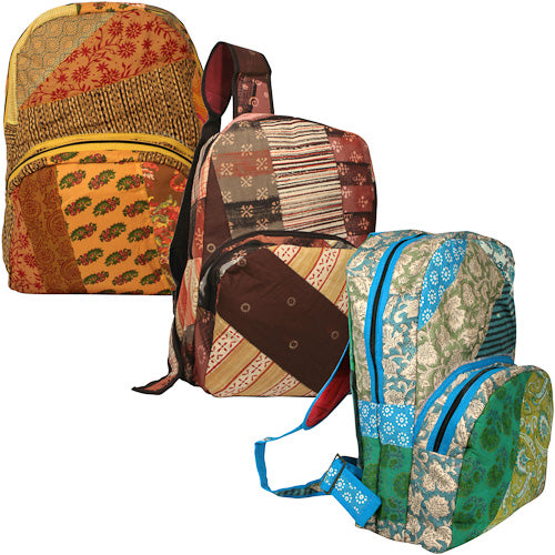 Patchwork Backpack-3