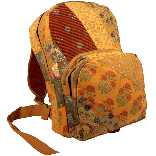 Patchwork Backpack-2