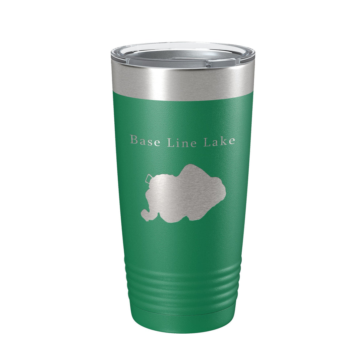 Base Line Lake Map Tumbler Travel Mug Insulated Laser Engraved Coffee Cup Huron River Chain of Lakes Michigan 20 oz-9