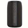 Compact 5W portable wireless speaker for smartphones featuring a sleek design and deep bass.