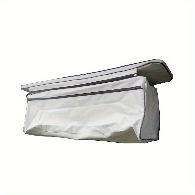 Silvery gray waterproof boat under-seat storage bag made of durable 420D Oxford cloth. — view 3