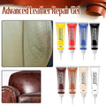 Advanced leather repair gel kit tube for restoring scratched sofas and automotive interior upholstery