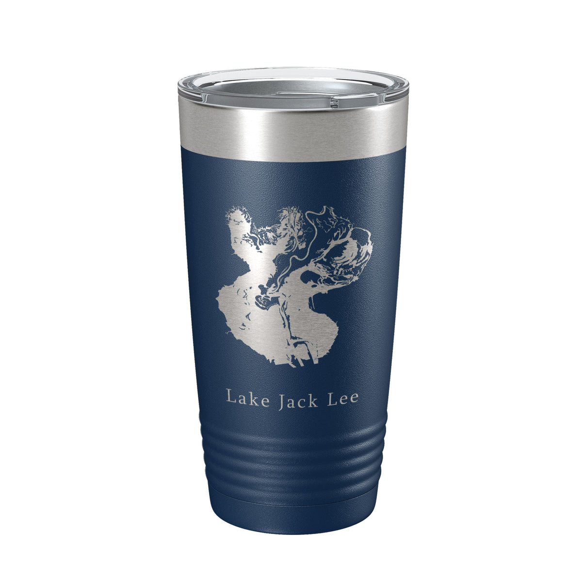 Lake Jack Lee Map Tumbler Travel Mug Insulated Laser Engraved Coffee Cup Felsenthal Arkansas Louisiana 20 oz-2