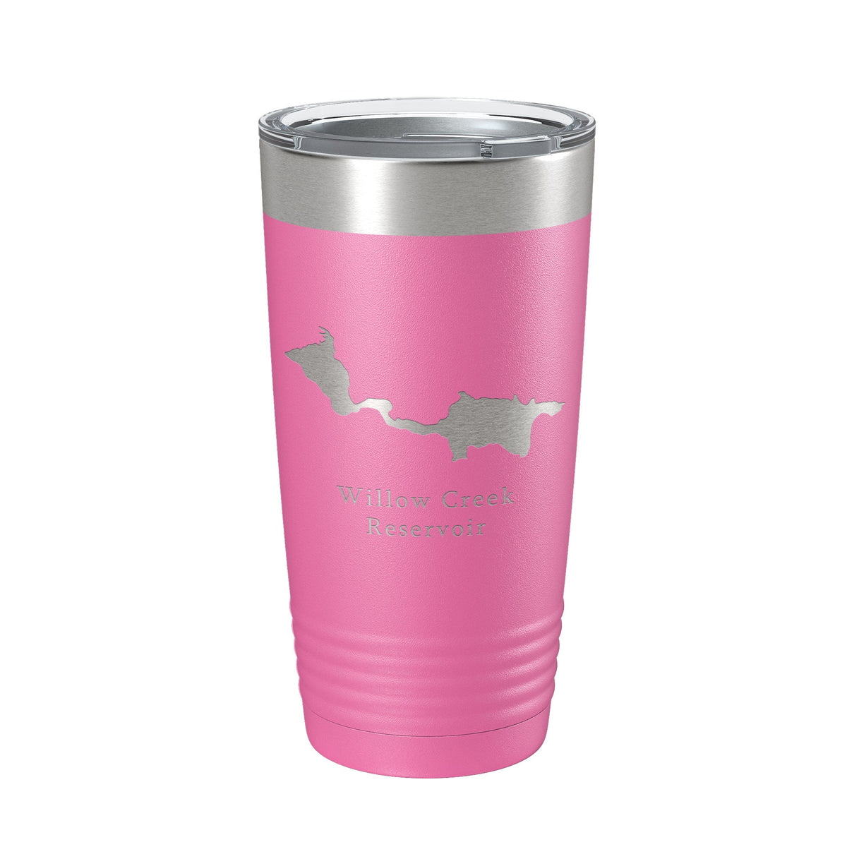 Willow Creek Reservoir Arapaho Tumbler Lake Map Travel Mug Insulated Laser Engraved Coffee Cup Colorado 20 oz-11