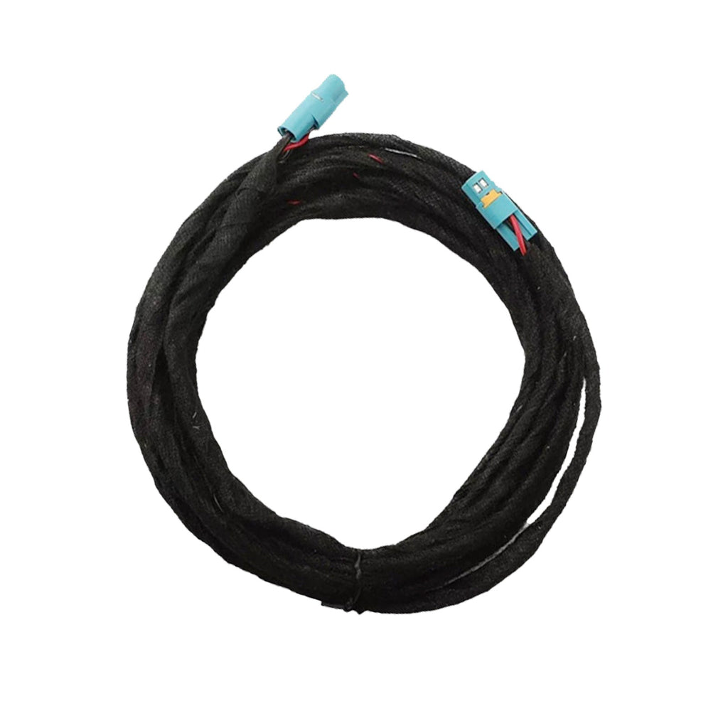 Black premium dash cam power cable with blue connector plug for vehicle dashboard cameras — view 2