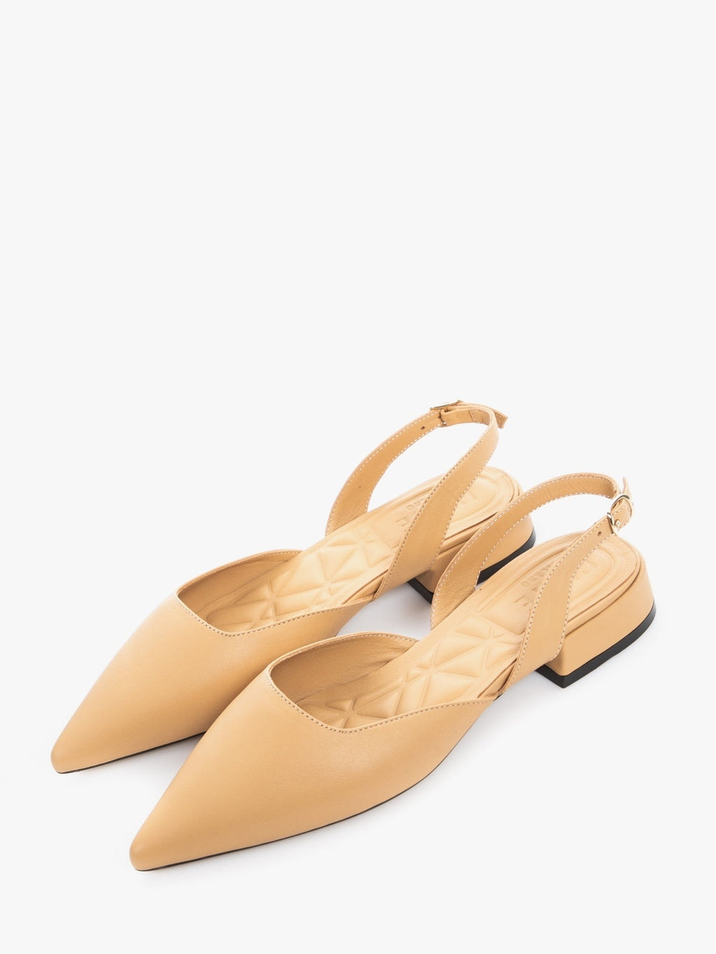 Brown genuine leather women's sandals featuring an open toe design and durable synthetic sole. — view 2
