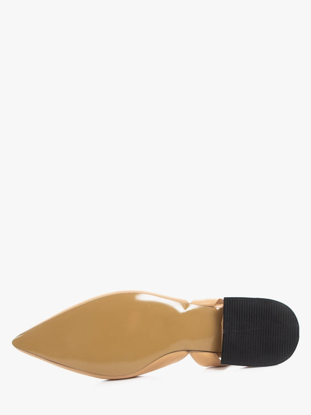 Brown genuine leather women's sandals featuring an open toe design and durable synthetic sole. — view 4