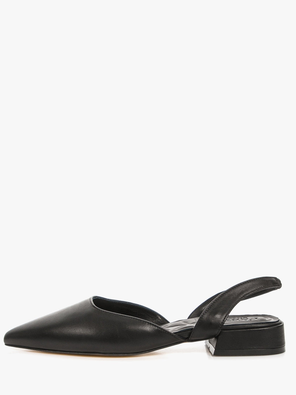L'ARTE MILANO women's black genuine leather summer sandals with synthetic sole