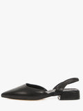 L'ARTE MILANO women's black genuine leather summer sandals with synthetic sole