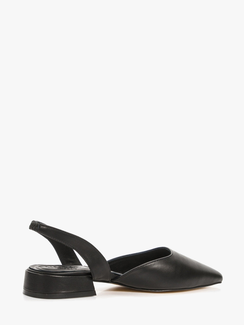 L'ARTE MILANO women's black genuine leather summer sandals with synthetic sole — view 3