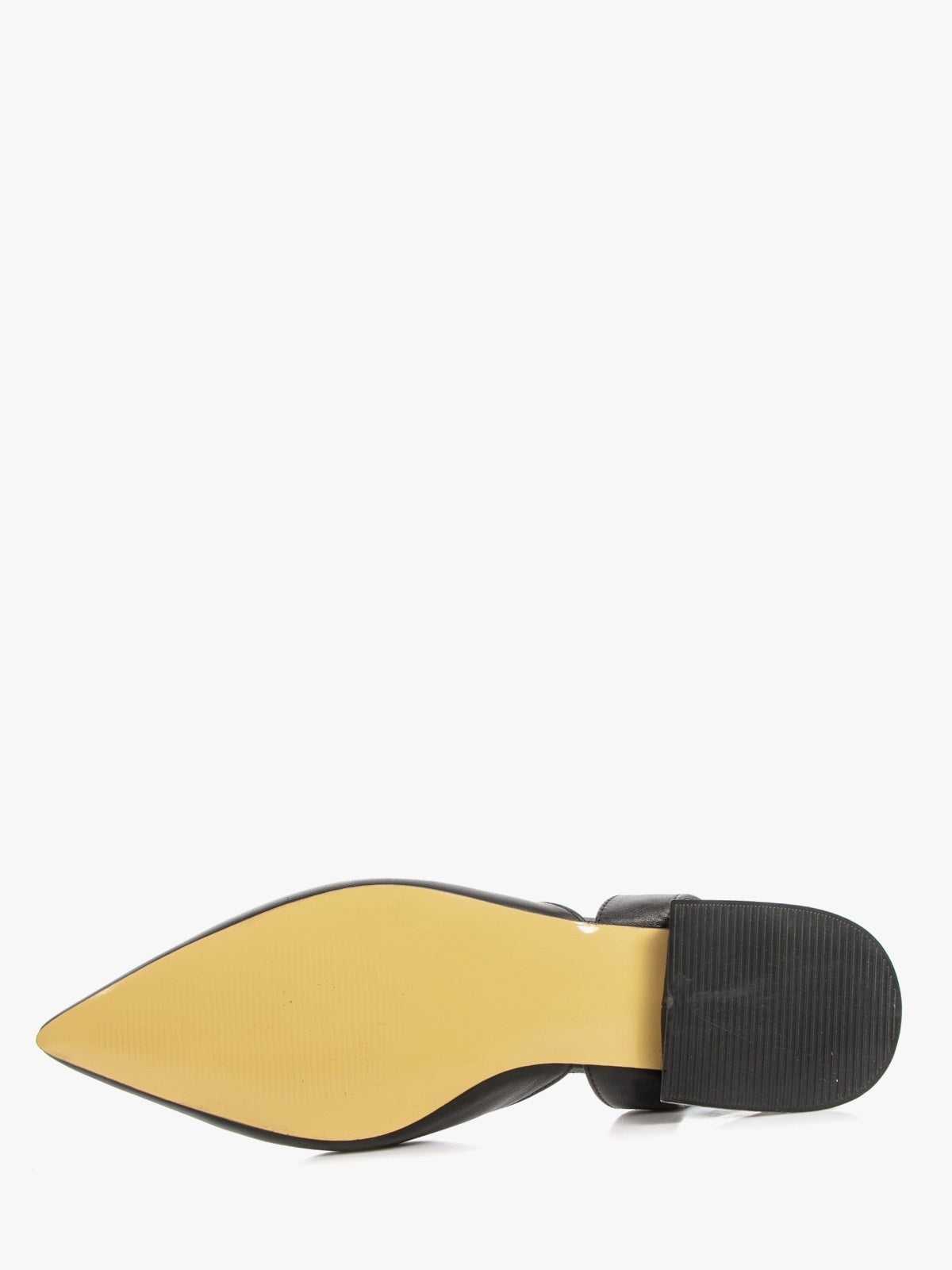L'ARTE MILANO women's black genuine leather summer sandals with synthetic sole — view 4