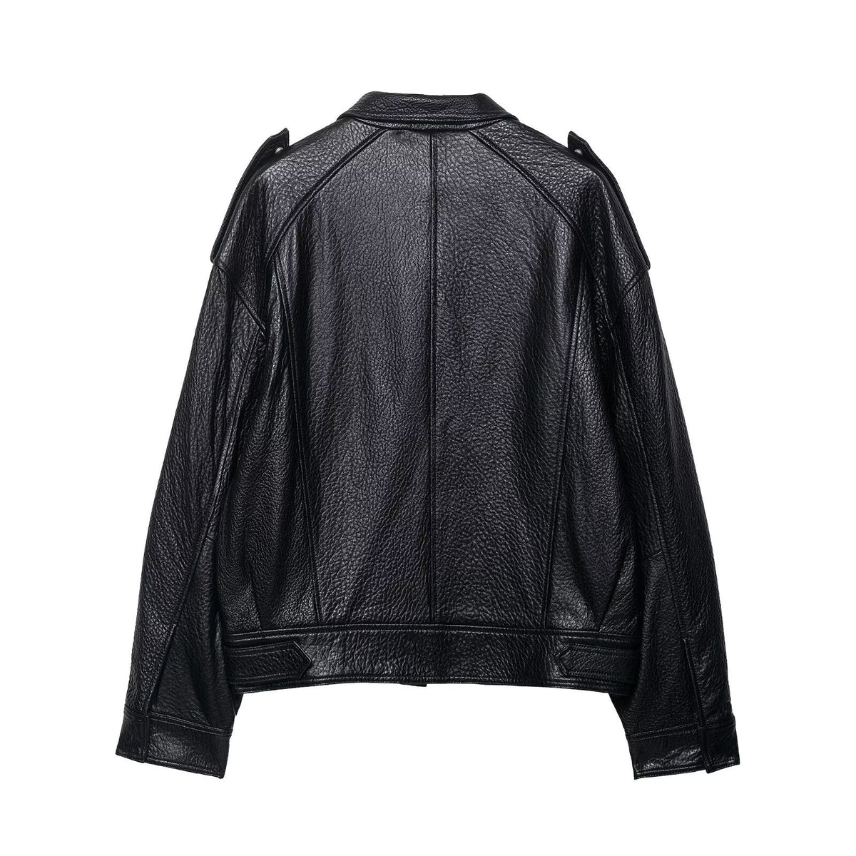 Women's Textured Faux Leather Biker Jacket BYMANYC ® New York CONTEMPORARY VIBRANT MODERN FASHION - New Collection-1