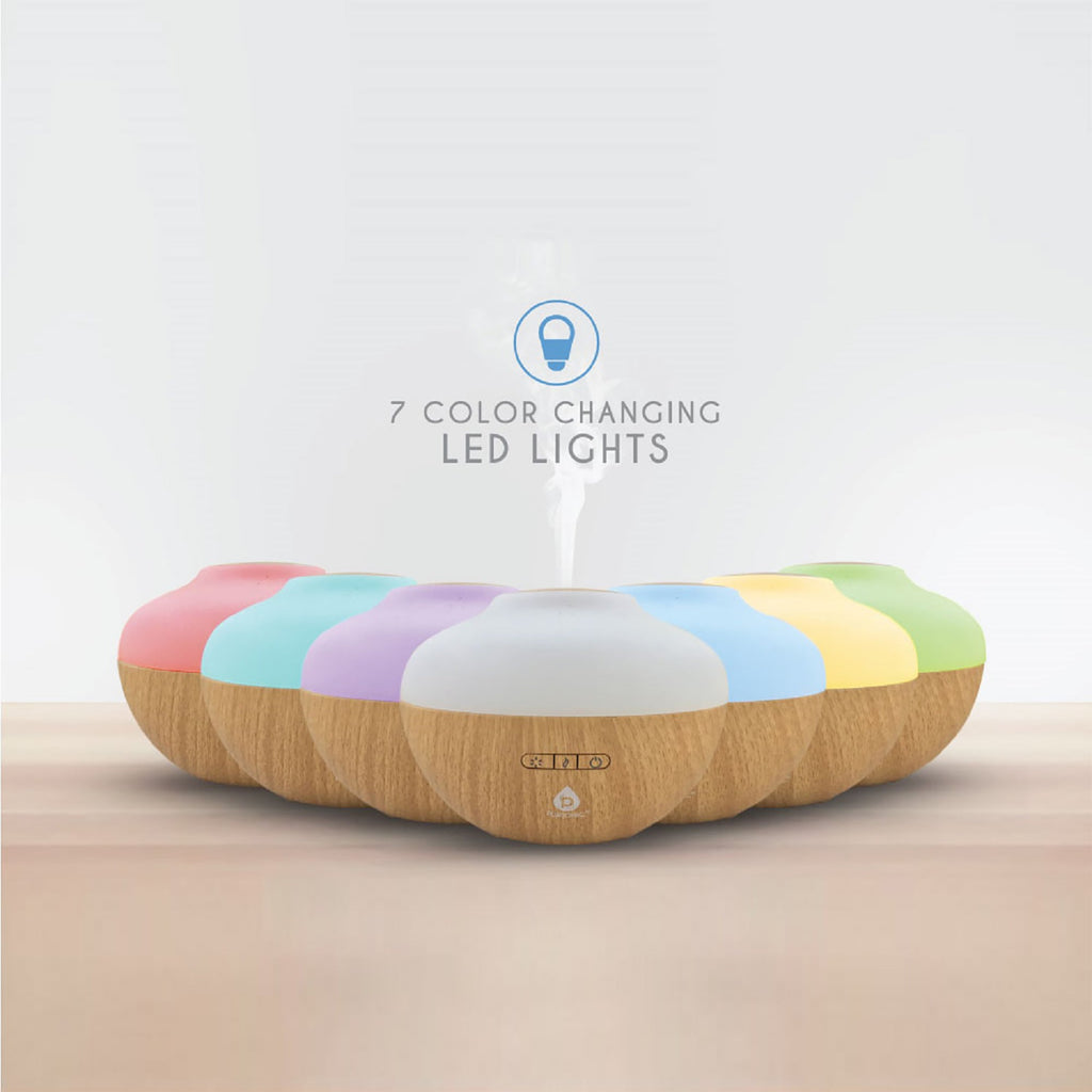 Pursonic workstation wellness bundle with ultrasonic diffuser, essential oils set, and LED wireless charging lamp — view 3