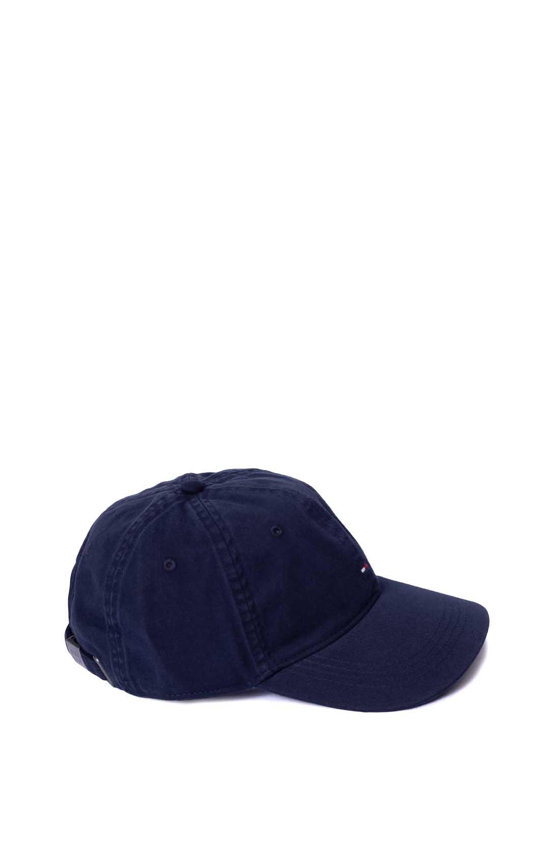 Burgundy men's baseball cap in pure cotton twill with embroidered front logo and adjustable strap. — view 6