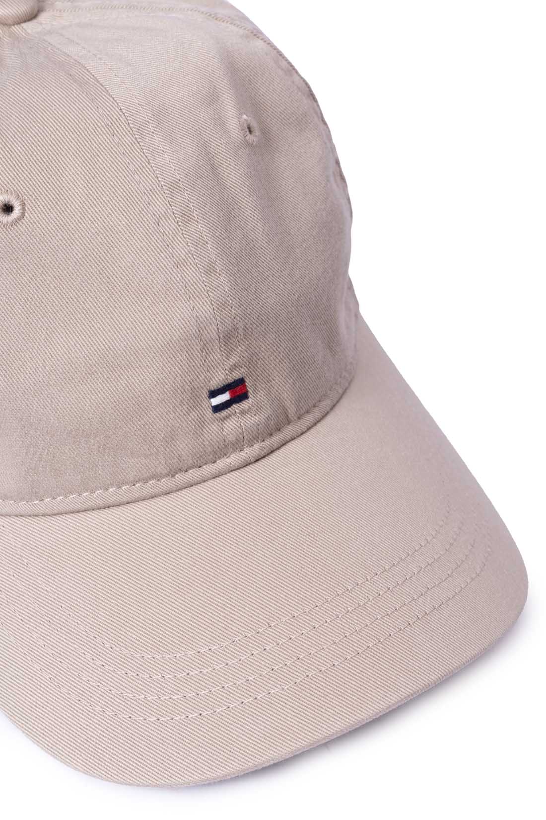Burgundy men's baseball cap in pure cotton twill with embroidered front logo and adjustable strap. — view 14