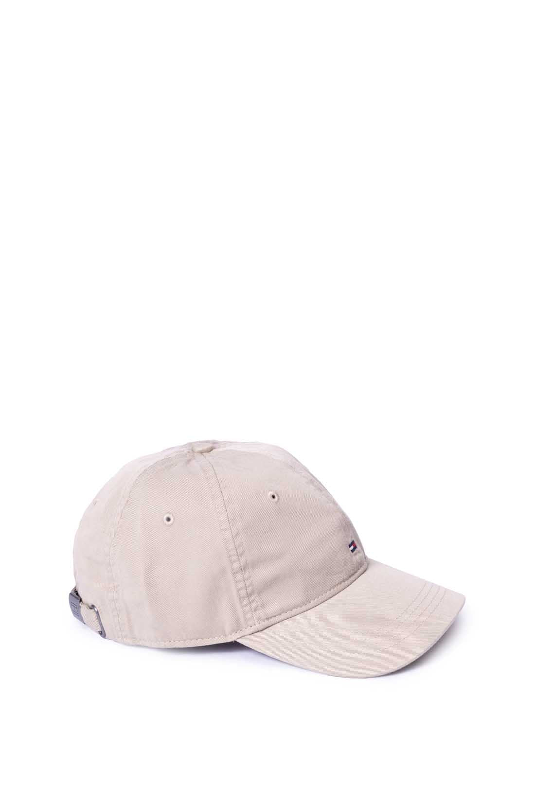 Burgundy men's cotton twill baseball cap with sliding buckle fastening and embroidered logo detailing. — view 15