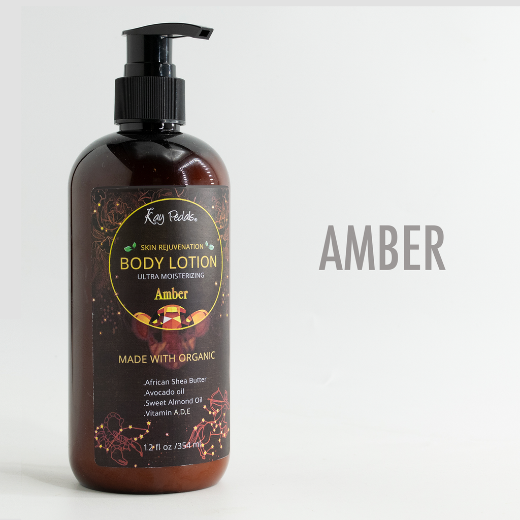Amber Natural Organic Body Lotion 12oz-0