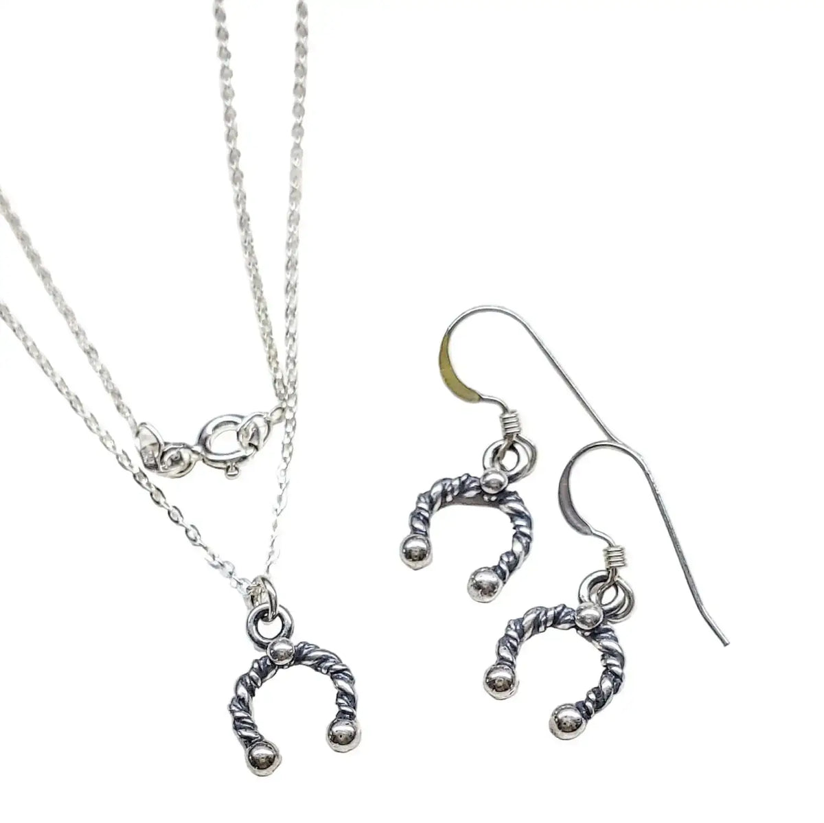 Handmade Sterling Silver Horseshoe Jewelry Limited Edition-0