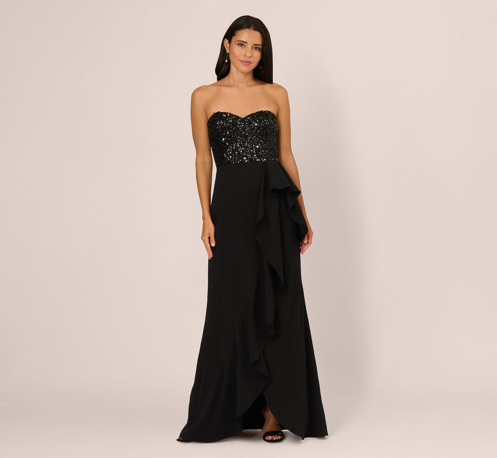 Adrianna Papell AP1E212614 Prom Long Sequin Formal Dress-2