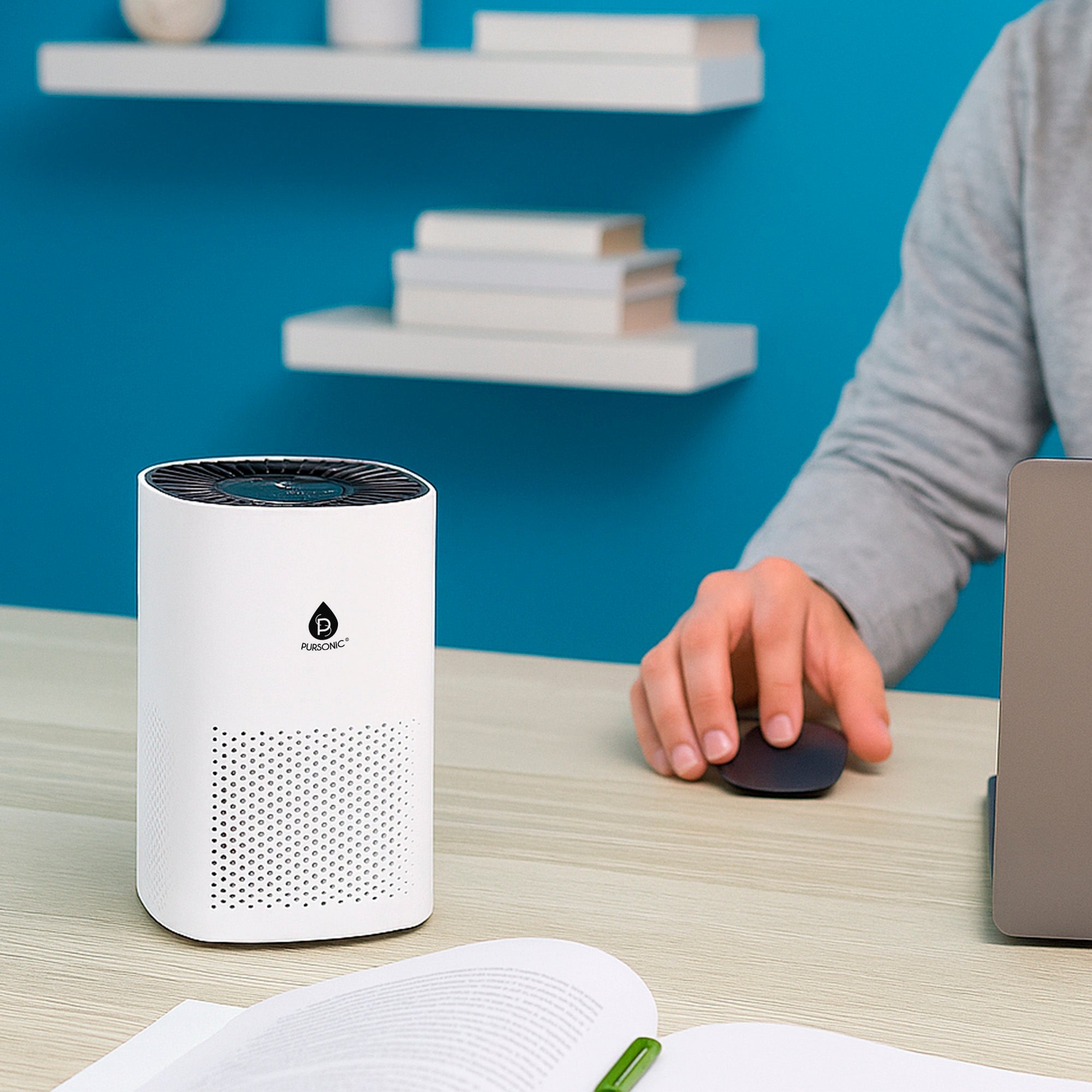 Large 4-stage and compact 3-stage white True HEPA air purifiers for home and office — view 5