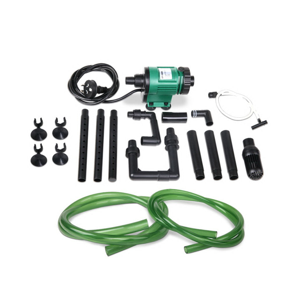 Giantz external aquarium canister filter unit with hoses, pipes, and four stage stackable filtration baskets — view 3