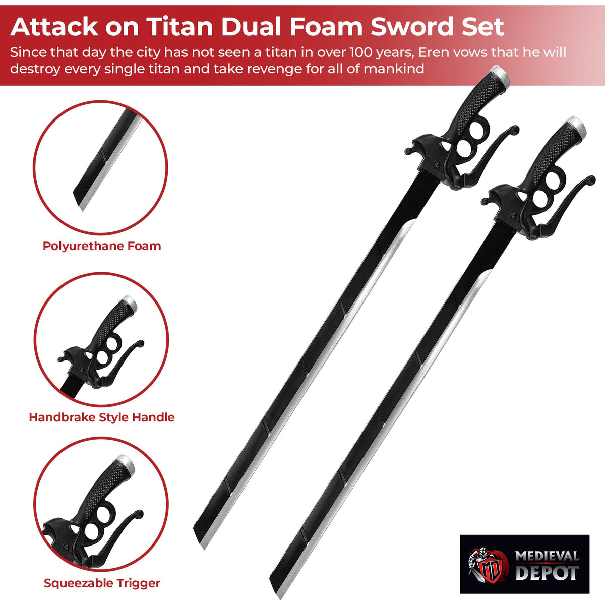 Attack on Titan Special Operation Dual Foam Sword Set-2