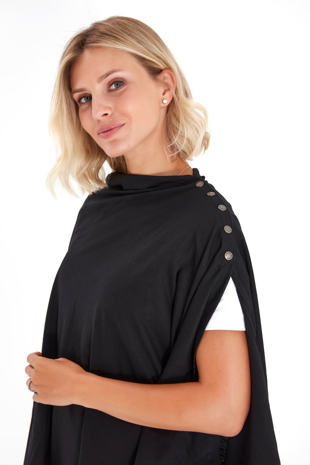 4in1 Multipurpose Supreme Cotton Cape as Maternity/Nursing Shawl-6