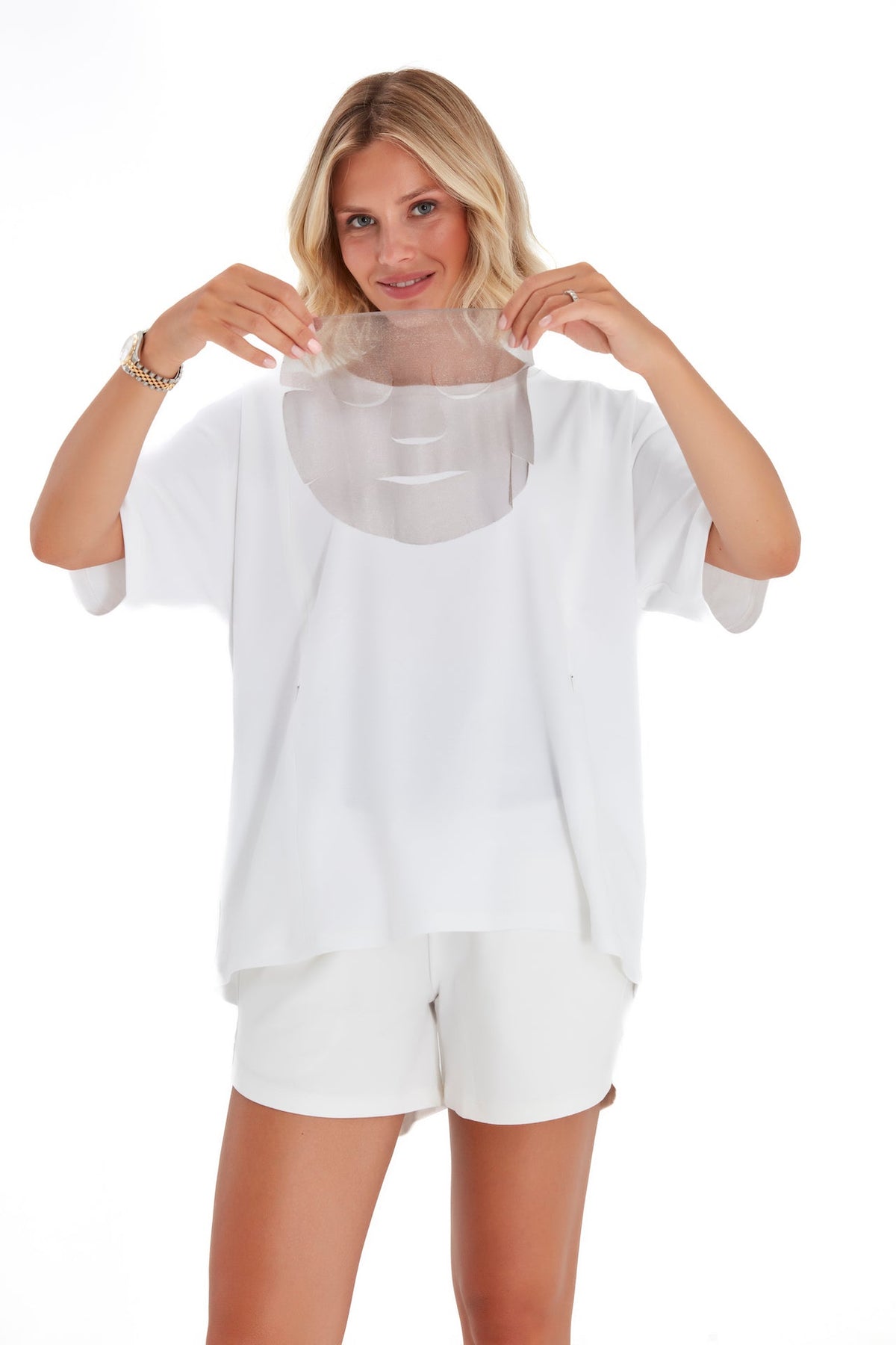 FaceCover Reusable Silver Face Mask-2