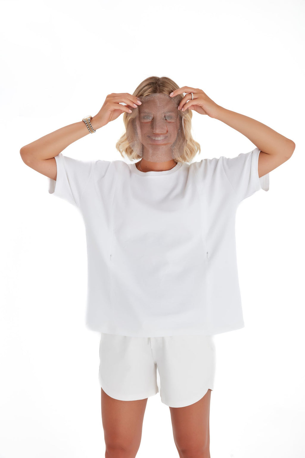 FaceCover Reusable Silver Face Mask-1