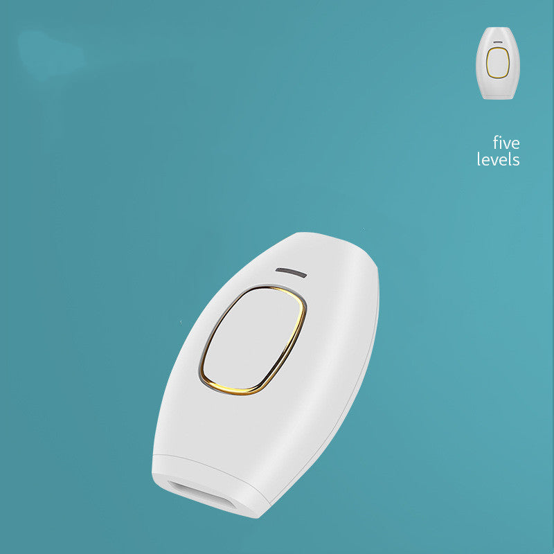 Advanced laser hair removal device in white, black, or pink, with shaver and power adapter. — view 3
