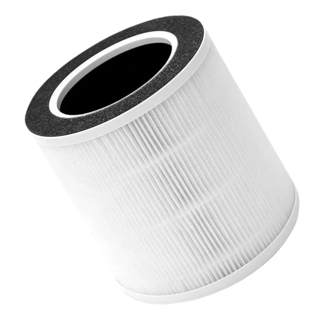 Demi air purifier replacement HEPA filter with cylindrical design and advanced allergen-trapping layers — view 2