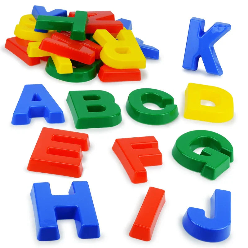 26 piece brightly colored plastic alphabet sand molds for toddlers educational beach and sandbox play
