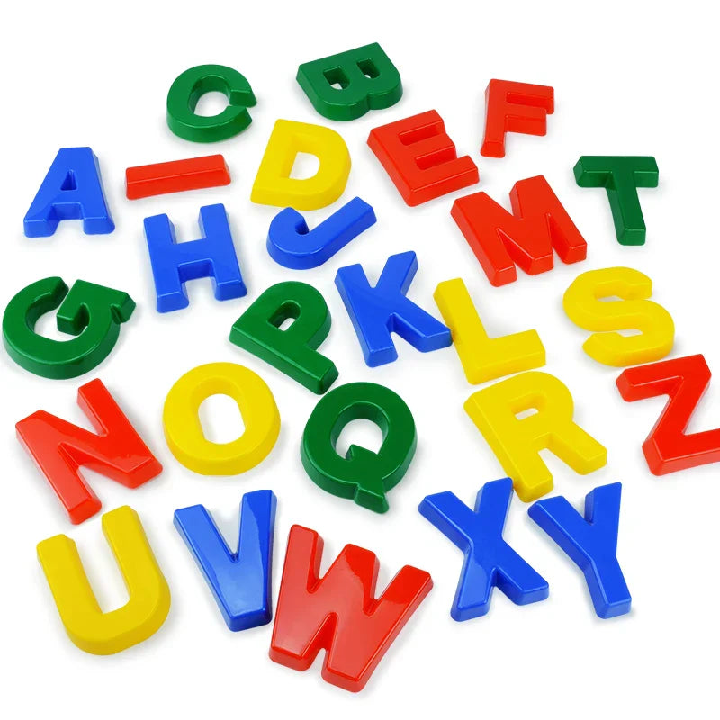 26 piece brightly colored plastic alphabet sand molds for toddlers educational beach and sandbox play — view 5