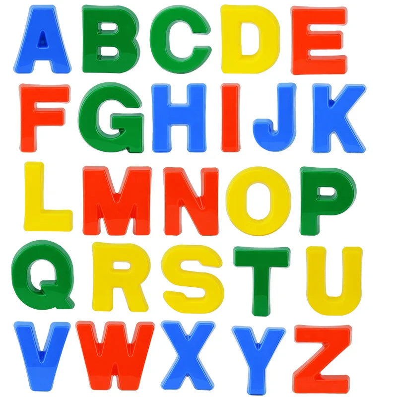 26 piece brightly colored plastic alphabet sand molds for toddlers educational beach and sandbox play — view 3