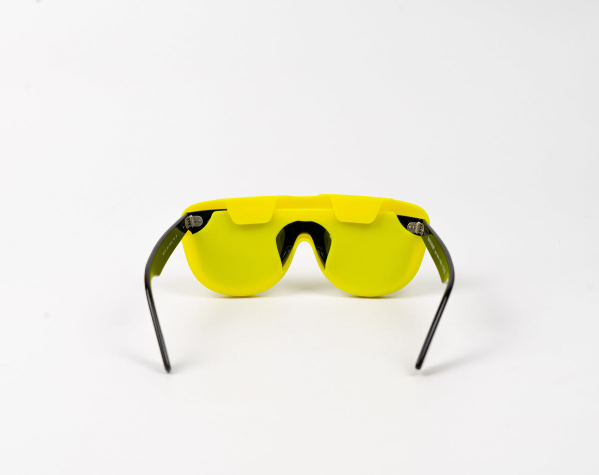Funda de gafas de silicona flexible - Amarilla-1