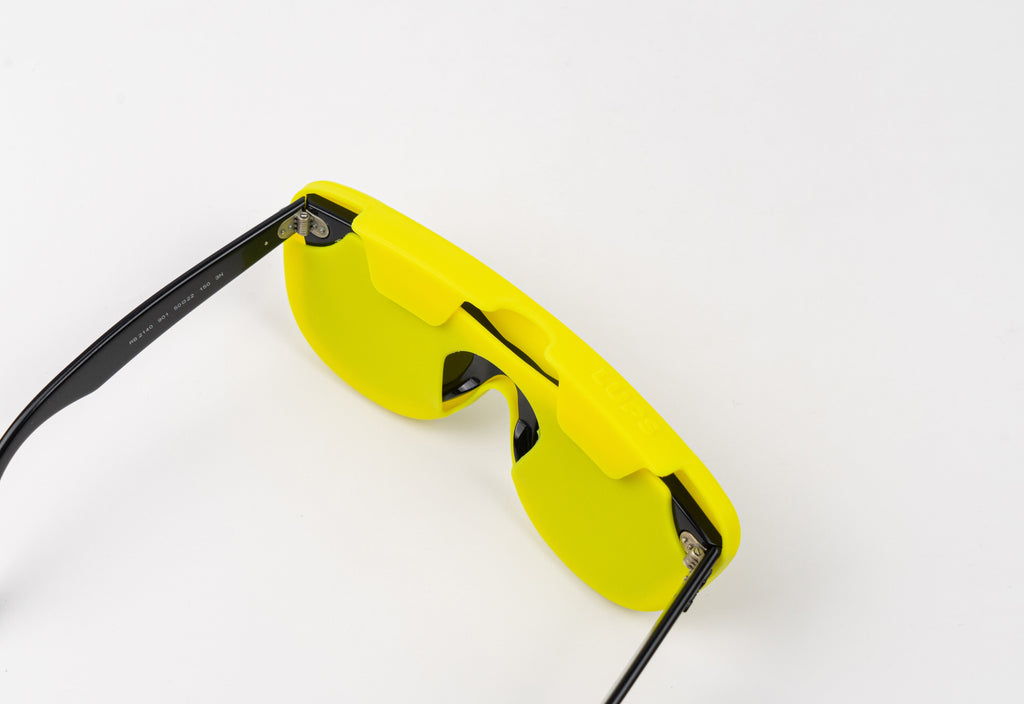 Funda de gafas de silicona flexible - Amarilla-2
