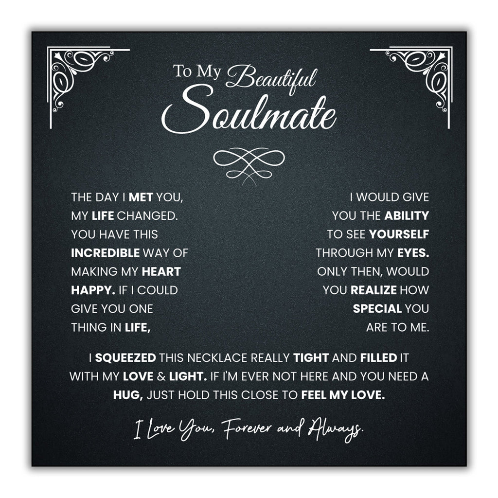 TRYNDI™ To My  Beautiful Soulmate Birdcage Necklace With Authentic Swarovski Crystals-2