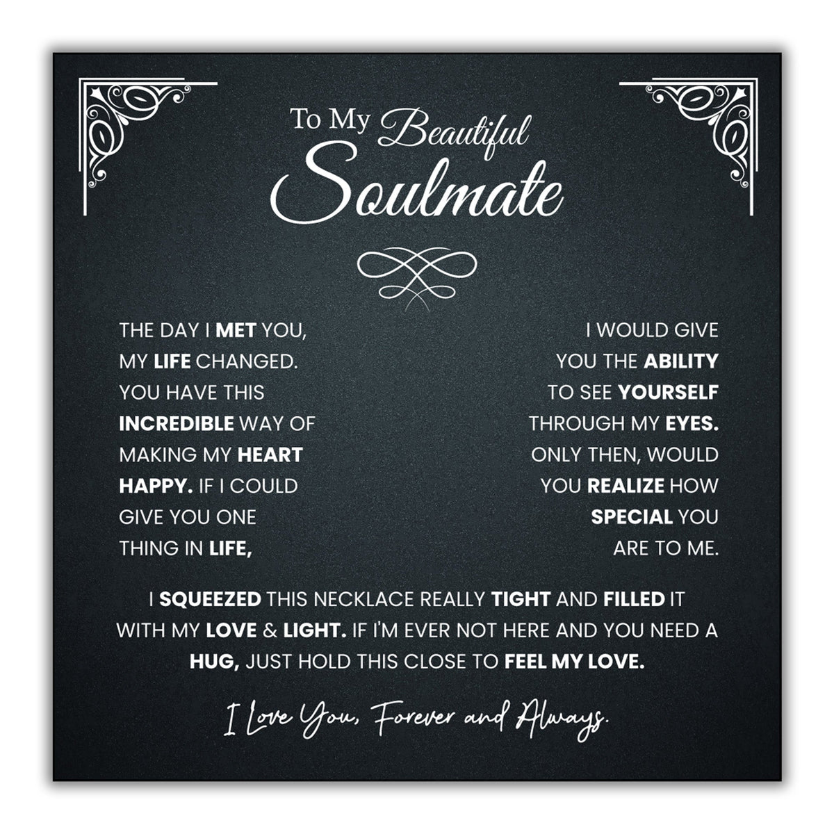 TRYNDI™ To My  Beautiful Soulmate Birdcage Necklace With Authentic Swarovski Crystals-2